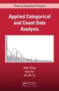 Cover: Applied Categorical and Count Data Analysis - Taylor & Francis