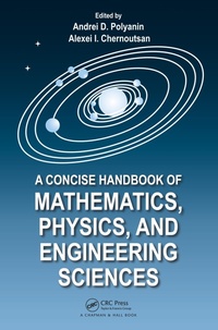 Enlarge image Cover: A Concise Handbook of Mathematics, Physics, and Engineering Sciences - CRC Press