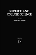 Cover: Surface and Colloid Science - Kluwer Academic / Plenum Publishers