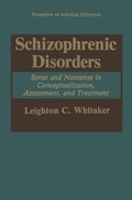 Cover: Schizophrenic Disorders: - Plenum Publishing Co.,N.Y.