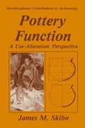 Cover: Pottery Function - Plenum Publishing Co.,N.Y.