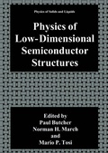 Cover: Physics of Low-Dimensional Semiconductor Structures - Springer