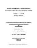 Cover: Increasing National Resilience to Hazards and Disasters - National Academies Press