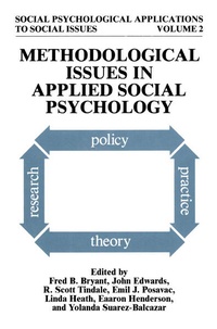 Enlarge image Cover: Methodological Issues in Applied Social Psychology - Springer