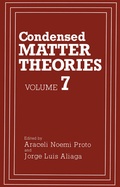 Cover: Condensed Matter Theories - Springer