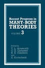Cover: Recent Progress in Many-Body Theories - Kluwer Academic / Plenum Publishers