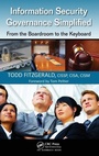 Cover: Information Security Governance Simplified - CRC Press
