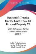 Abbildung von: Benjamin's Treatise On The Law Of Sale Of Personal Property V2 - Kessinger Publishing