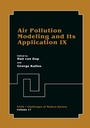 Cover: Air Pollution Modeling and Its Application IX - Plenum Publishing Co.,N.Y.