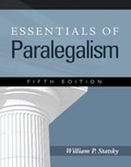 Cover: Essentials of Paralegalism - Delmar Cengage Learning