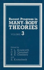Cover: Recent Progress in Many-Body Theories - Springer