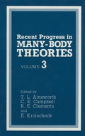 Cover: Recent Progress in Many-Body Theories - Springer
