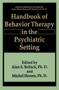 Enlarge image Cover: Handbook of Behavior Therapy in the Psychiatric Setting - Springer