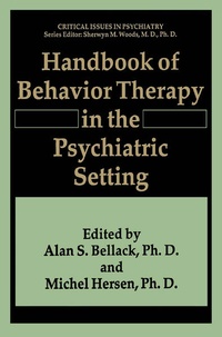 Enlarge image Cover: Handbook of Behavior Therapy in the Psychiatric Setting - Springer