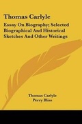 Cover: Thomas Carlyle - Kessinger Publishing