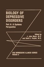 Cover: Biology of Depressive Disorders. Part A - Springer