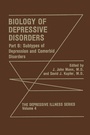 Cover: Biology of Depressive Disorders. Part B - Springer