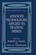 Cover: Advanced Technologies Applied to Training Design - Kluwer Academic / Plenum Publishers