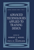 Cover: Advanced Technologies Applied to Training Design - Springer