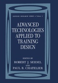 Cover: Advanced Technologies Applied to Training Design - Springer