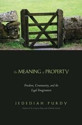 Cover: The Meaning of Property - Yale University Press