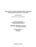 Cover: Challenges in Characterizing Small Particles - National Academies Press