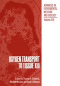 Cover: Oxygen Transport to Tissue XIII - Springer