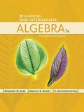 Cover: Beginning and Intermediate Algebra - Brooks/Cole