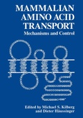 Cover: Mammalian Amino Acid Transport - Plenum Publishing Co.,N.Y.