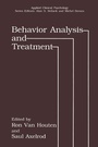 Cover: Behavior Analysis and Treatment - Springer