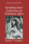 Cover: Sampling Inner Experience in Disturbed Affect - Springer