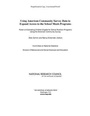 Cover: Using American Community Survey Data to Expand Access to the School Meals Programs - National Academies Press
