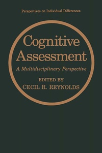 Enlarge image Cover: Cognitive Assessment - Plenum Publishing Co.,N.Y.