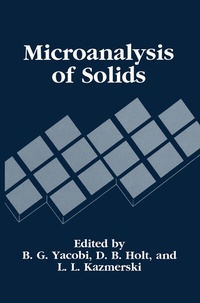 Abbildung von: Microanalysis of Solids - Springer