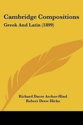 Cover: Cambridge Compositions - Kessinger Publishing