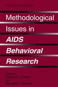 Cover: Methodological Issues in AIDS Behavioral Research - Kluwer Academic / Plenum Publishers