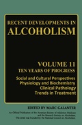 Cover: Recent Developments in Alcoholism - Springer