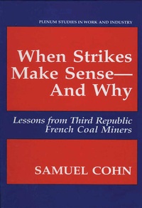 Enlarge image Cover: When Strikes Make Sense-And Why - Springer
