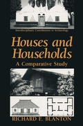 Cover: Houses and Households - Springer