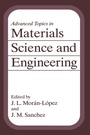 Cover: Advanced Topics in Materials Science and Engineering - Kluwer Academic / Plenum Publishers