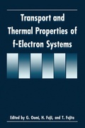 Cover: Transport and Thermal Properties of f-Electron Systems - Kluwer Academic / Plenum Publishers