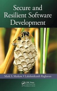 Enlarge image Cover: Secure and Resilient Software Development - Taylor & Francis
