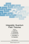 Cover: Integrable Quantum Field Theories - Springer