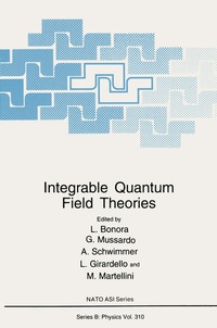 Enlarge image Cover: Integrable Quantum Field Theories - Springer