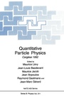 Cover: Quantitative Particle Physics - Kluwer Academic / Plenum Publishers