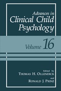 Cover: Advances in Clinical Child Psychology - Springer