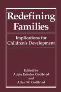 Cover: Redefining Families - Plenum Publishing Co.,N.Y.