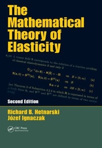 Abbildung von: The Mathematical Theory of Elasticity - CRC Press