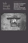 Cover: Yale French Studies, Number 118/119 - Yale University Press