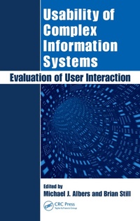 Enlarge image Cover: Usability of Complex Information Systems - CRC Press